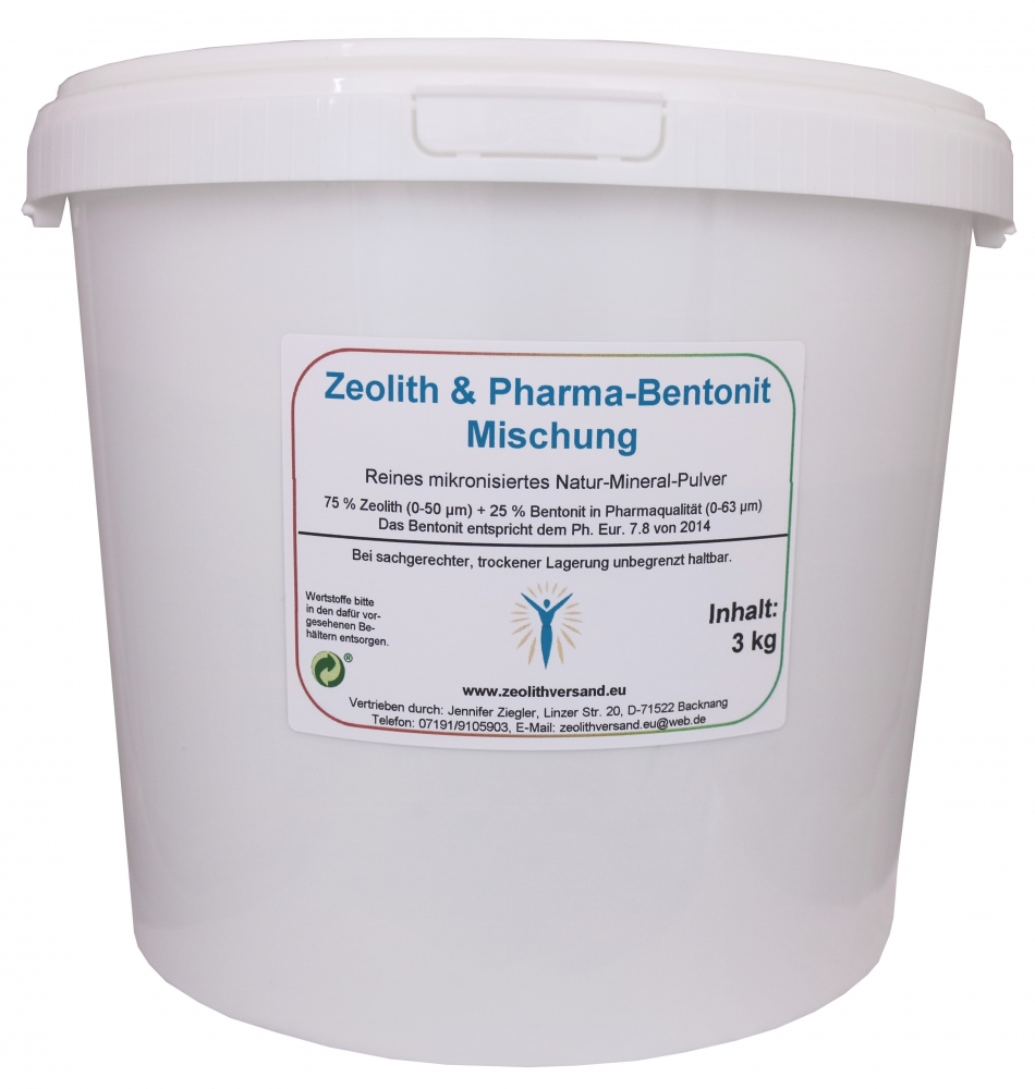 Bild 1 von Zeolith & Pharma-Bentonit Mischung 3 kg