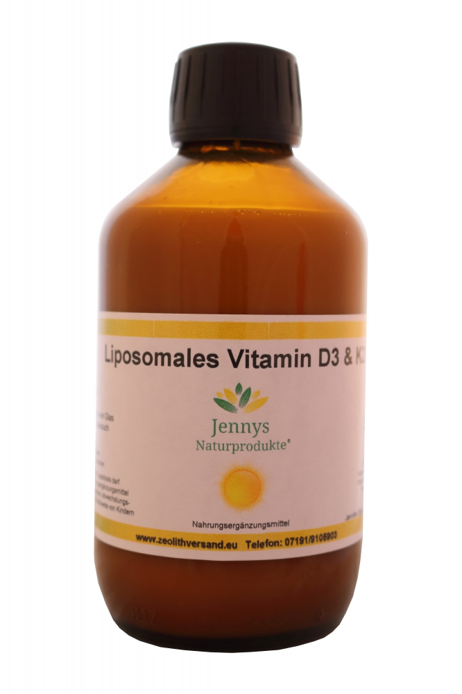 Bild 1 von Liposomales Vitamin D3 & K2 - 250 ml - ohne Gentechnik