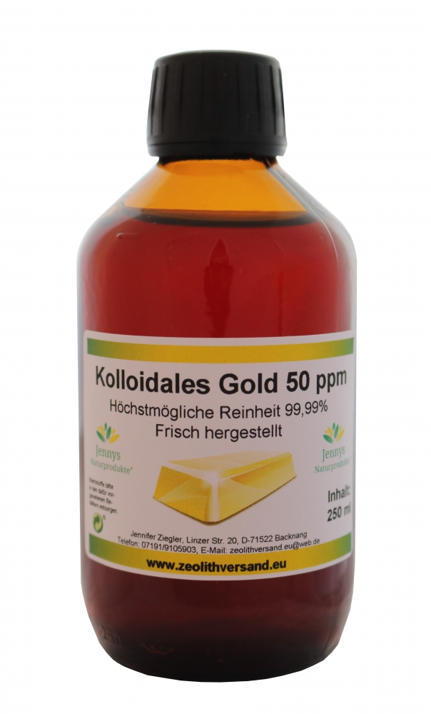 Bild 1 von Kolloidales Gold 50 ppm - 250 ml